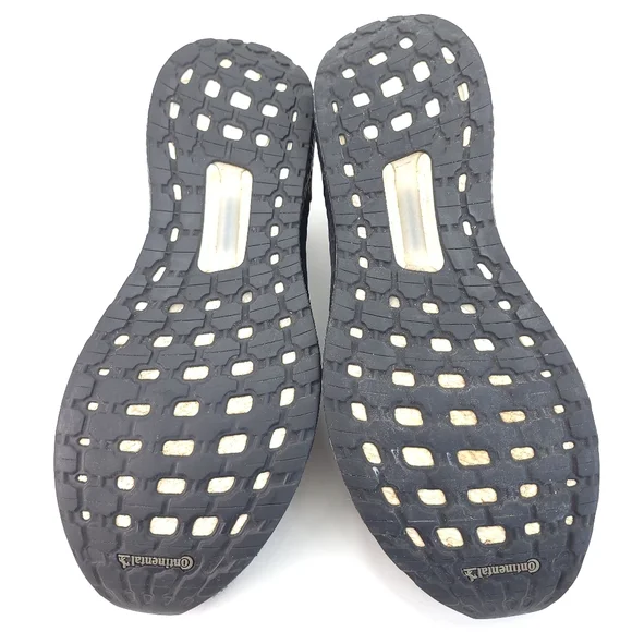 Adidas Ultra Boost 20 Sz 12 Core Black Silver Metallic Running Shoes FV8333 2020 - Picture 7 of 8